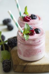 cholesterol yogurt smoothie